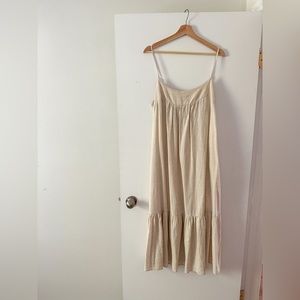 Flowy Linen Dress - size large